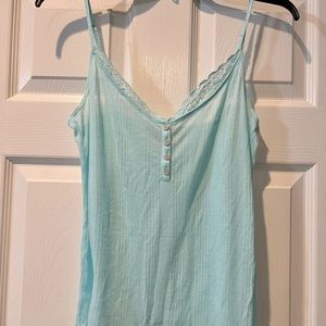Victoria Secret comfy lounge top - Color: Light Blue Size: Medium
